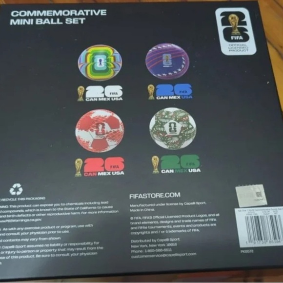 FIFA World Cup 26 Commemorative Mini Ball Set - Multicolor - Picture 9 of 9